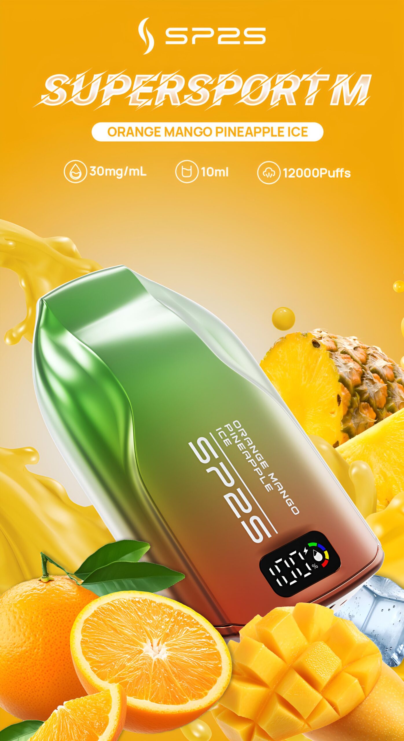 SP2S 9000 PUFFS | 3%尼古丁 | 拋棄式電子煙 | 澳洲版 台灣現貨 4 sp2拋棄式電子煙