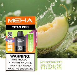 MEHA TITAN 15000口拋棄式電子煙 買三送一主機 泰坦煙機 15ml 多款金屬配色 23 MEHA TITAN 15000 抛棄式 香瓜密語