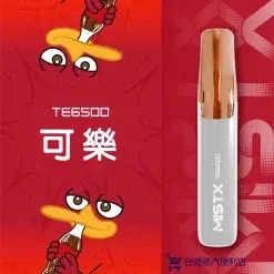 MIST X 鴨嘴獸拋棄式電子煙 一次性大容量 6500口 台灣現貨 711到付 34 MISTX TE6500 鴨嘴獸可樂 scaled 1