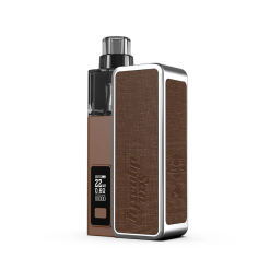 虎鯨Orca San Dynasty註油主機 可替換14500電池 1000mAh 22W 2ml開放式空倉 22W 輸出 15 San Dynasty 小海豚 30W電子煙主機 巧克力色