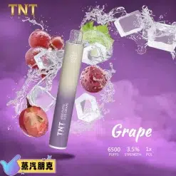 TNT 6500 PUFFS 抛棄式電子煙 3.5%尼古丁一次性電子煙煙桿 新品上市 25 TNT一次性拋棄式葡萄