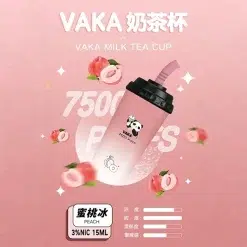 VAKA奶茶杯7500口|一次性電子煙|拋棄式奶茶杯|台灣現貨 24H發貨 8 VAKA奶茶杯 7500 PUFFS 一次性可充電拋棄式電子煙2
