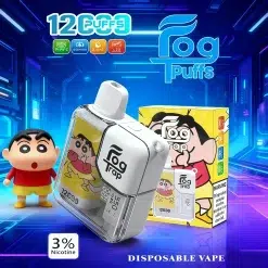 Fog Trap 12000 Puffs 動漫聯名拋棄式電子煙 蠟筆小新 × Labubu 大容量一次性電子煙 4 fog trap 12000 puffs 蠟筆小新拋棄式電子煙