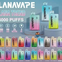 LANA Bar BC 6000口/拋棄式電子煙/一次性超涼款/711貨到付款