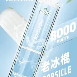 Limi 8000 Puffs 拋棄式電子煙 底部七彩發光一次性煙桿 711到付 22 limi 8000 puffs一次性電子煙