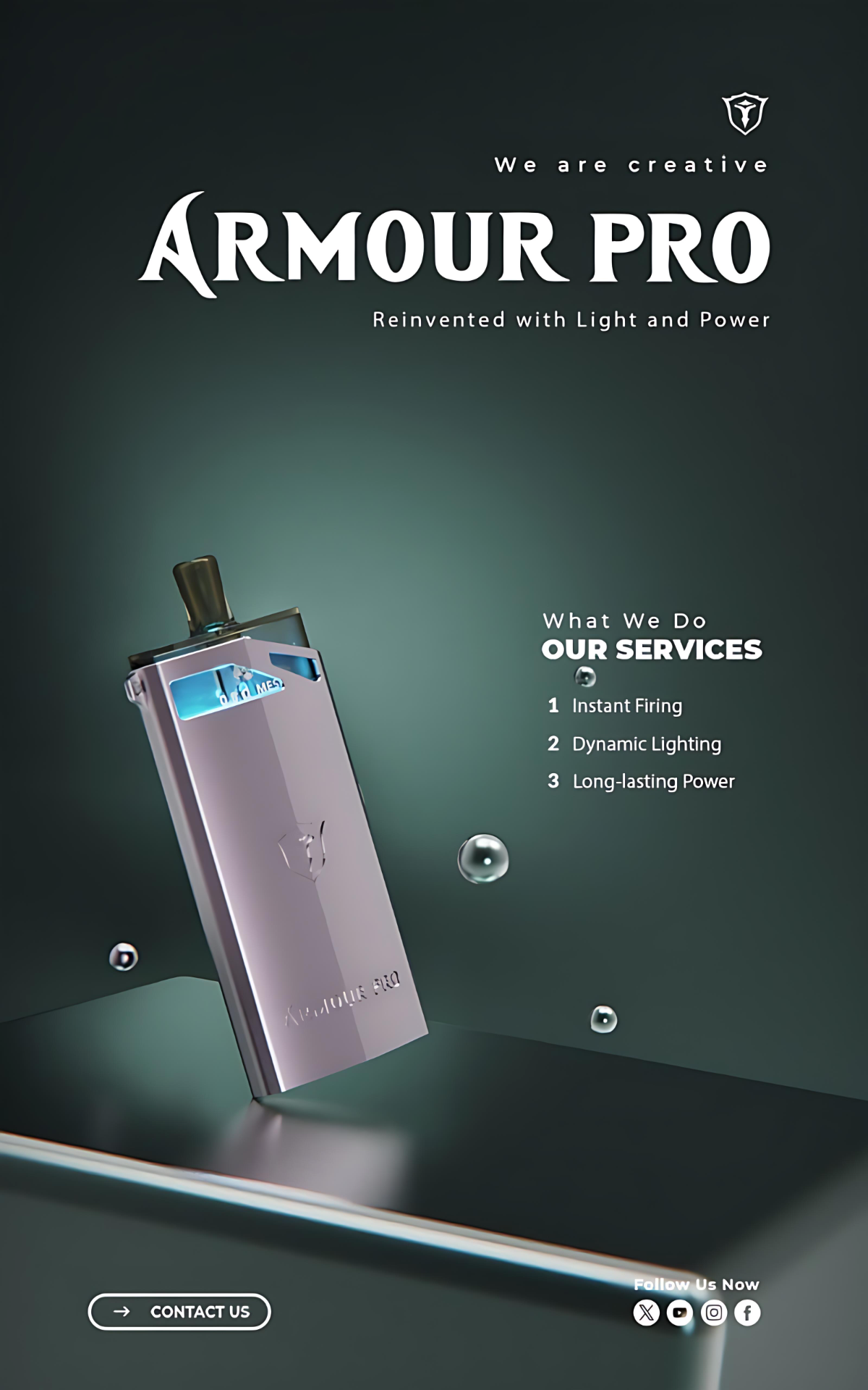 SAMURAI ARMOUR PRO 將軍鎧甲註油主機 發光小煙套裝 1500mAh 1 SAMURAI ARMOUR PRO 將軍鎧甲註油主機 發光小煙套裝 1500mAh