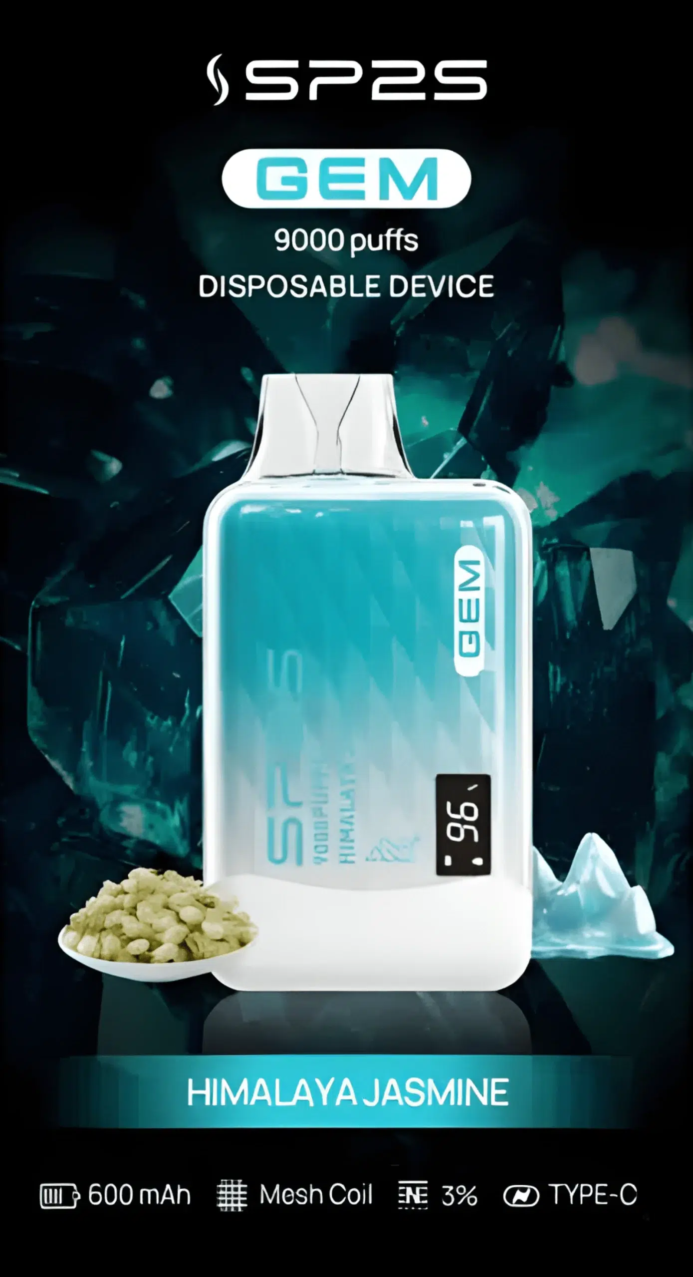 全新上市 SP2S GEM 9000 PUFFS拋棄式電子煙 思博睿一次性煙桿 現貨 8 全新上市 SP2S GEM 9000 PUFFS拋棄式電子煙 思博睿一次性煙桿 現貨:圖片 8