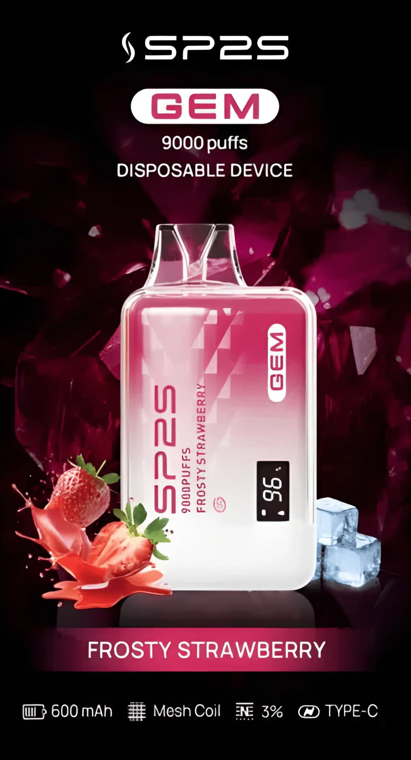 全新上市 SP2S GEM 9000 PUFFS拋棄式電子煙 思博睿一次性煙桿 現貨 10 全新上市 SP2S GEM 9000 PUFFS拋棄式電子煙 思博睿一次性煙桿 現貨:圖片 10