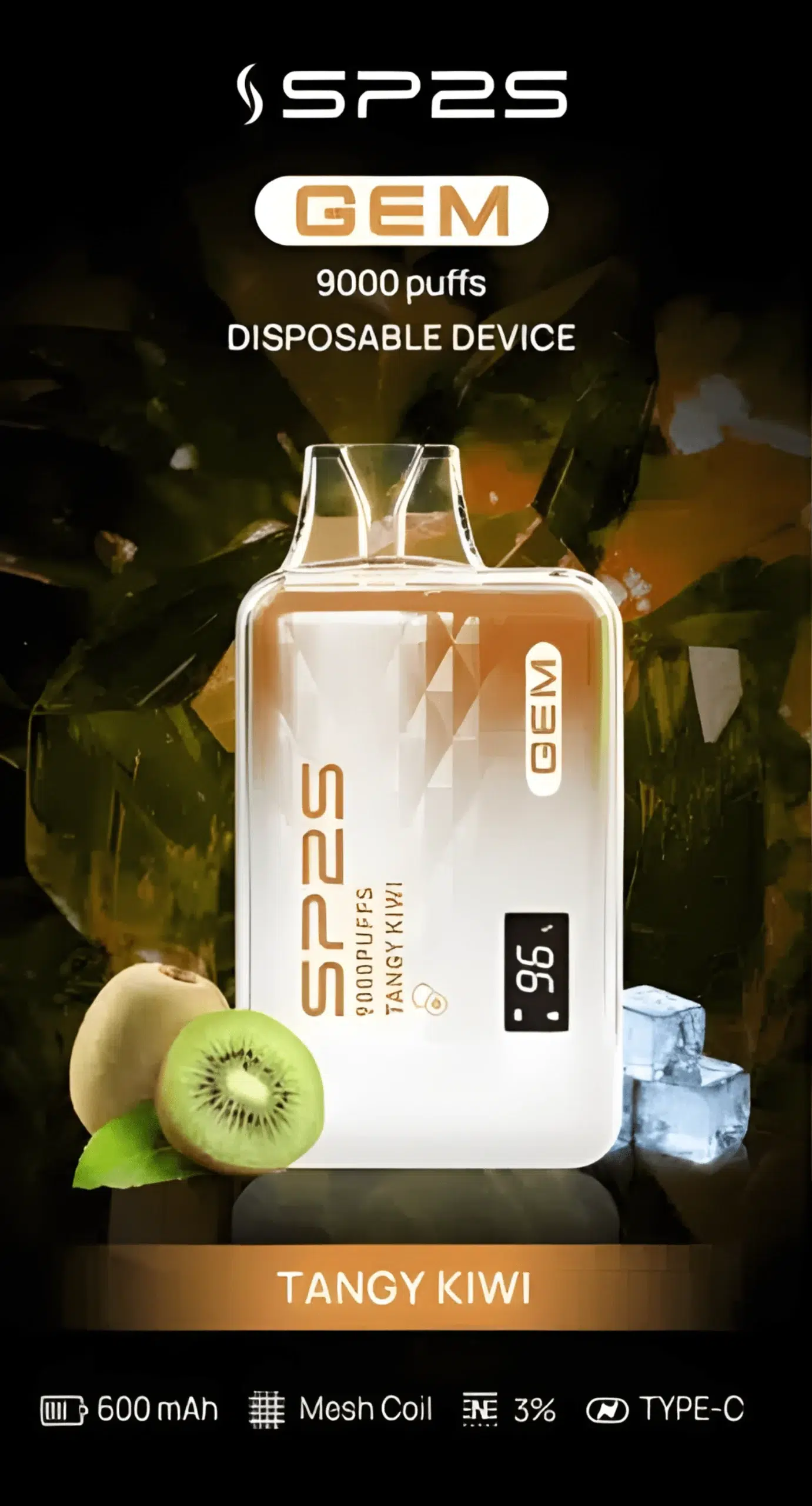 全新上市 SP2S GEM 9000 PUFFS拋棄式電子煙 思博睿一次性煙桿 現貨 11 全新上市 SP2S GEM 9000 PUFFS拋棄式電子煙 思博睿一次性煙桿 現貨:圖片 11