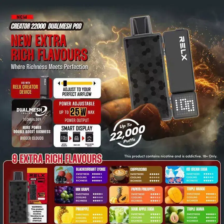 悅刻積木電子煙 RELX Creator 22000口 (三顆加100送Creator 主機) 台灣現貨 2 悅刻積木電子煙 RELX Creator 22000口 (三顆加100送Creator 主機) 台灣現貨:圖片 2